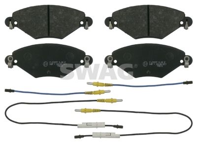 Bremžu uzliku kompl., Disku bremzes SWAG 64 91 6417