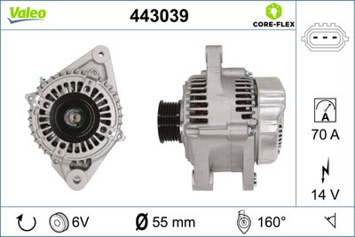 Генератор VALEO 443039