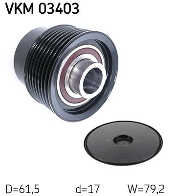 Механизм свободного хода генератора SKF VKM 03403
