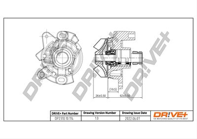 Ūdens sūknis, dzinēja dzesēšana Dr!ve+ DP2310.10.114