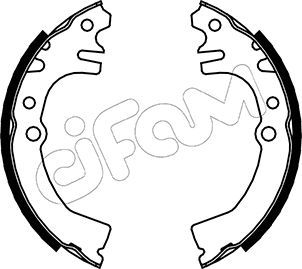 Bremžu loku komplekts CIFAM 153-038