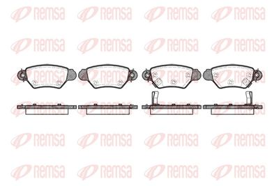 Комплект тормозных колодок, дисковый тормоз REMSA 0685.02