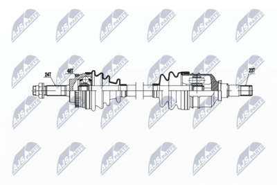 Piedziņas vārpsta NTY NPW-TY-178