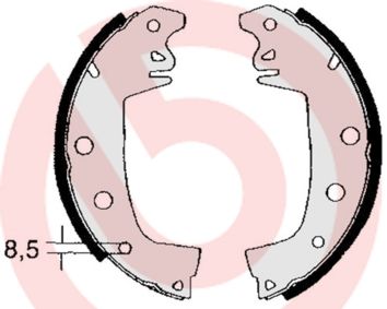 Комплект тормозных колодок BREMBO S 68 503