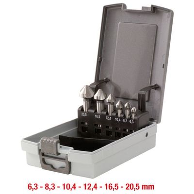 Комплект конических зенкеров KS TOOLS 336.0446