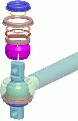 Remkomplekts, Balstiekārtas svira LEMFÖRDER 11772 01