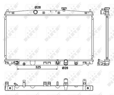 Radiators, Motora dzesēšanas sistēma NRF 53094
