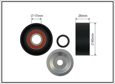 Spriegotājrullītis, Ķīļrievu siksna CAFFARO 03-94