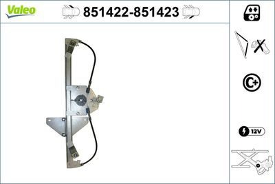 Стеклоподъемник VALEO 851422
