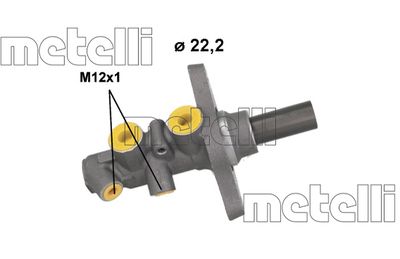 Главный тормозной цилиндр METELLI 05-1300