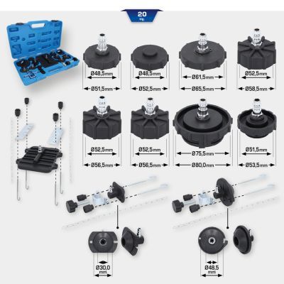 Atgaisošanas štuceru komplekts KS TOOLS BT701220