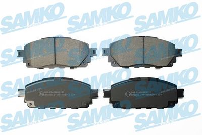 Комплект тормозных колодок, дисковый тормоз SAMKO 5SP2143