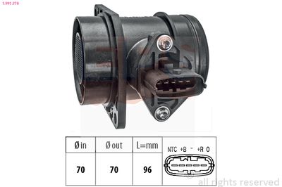 Расходомер воздуха EPS 1.991.378