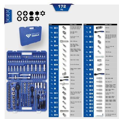 Muciņatslēgu komplekts KS TOOLS BT023172