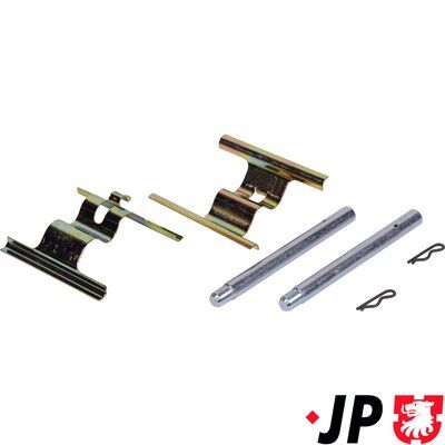 Комплектующие, колодки дискового тормоза JP GROUP 1163750210