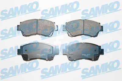 Комплект тормозных колодок, дисковый тормоз SAMKO 5SP701