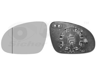 Spoguļstikls, Ārējais atpakaļskata spogulis VAN WEZEL 5895837