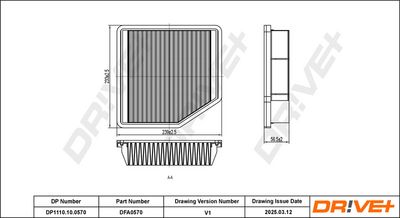 Gaisa filtrs Dr!ve+ DP1110.10.0570