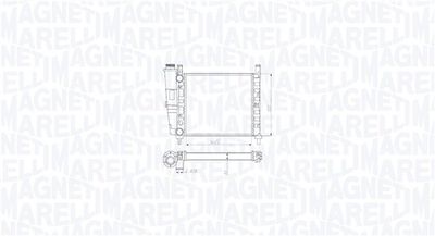 Radiators, Motora dzesēšanas sistēma MAGNETI MARELLI 350213212200