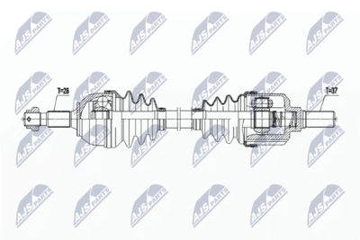 Приводной вал NTY NPW-CT-141
