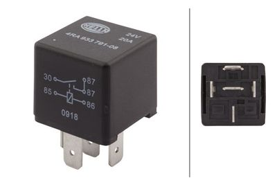 Реле, рабочий ток HELLA 4RA 933 791-081