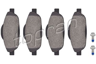 Bremžu uzliku kompl., Disku bremzes TOPRAN 722 297