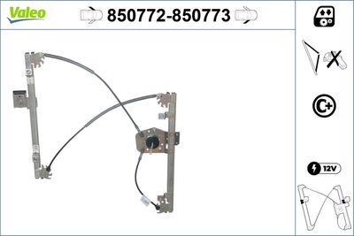 Стеклоподъемник VALEO 850772