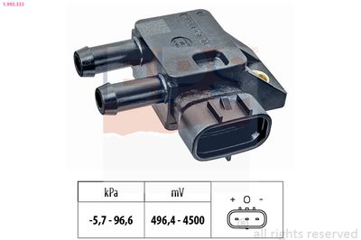Датчик, давление выхлопных газов EPS 1.993.333