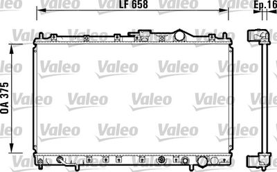 Radiators, Motora dzesēšanas sistēma VALEO 734136