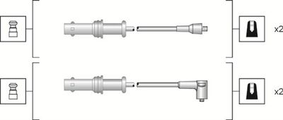 Augstsprieguma vadu komplekts MAGNETI MARELLI 941318111152