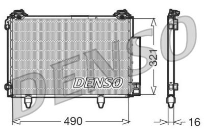 Конденсатор, кондиционер DENSO DCN50002