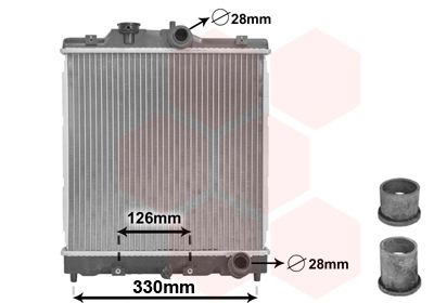 Radiators, Motora dzesēšanas sistēma VAN WEZEL 25002067