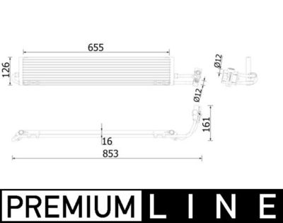 Eļļas radiators, Automātiskā pārnesumkārba MAHLE CLC 234 000P