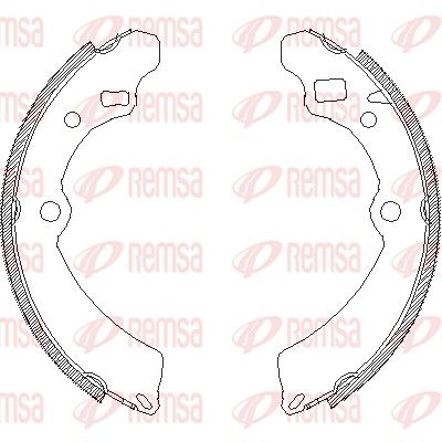 Bremžu loki REMSA 4504.00