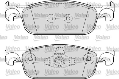 Bremžu uzliku kompl., Disku bremzes VALEO 601600