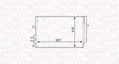Конденсатор, кондиционер MAGNETI MARELLI 350203615000