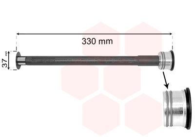 Осушитель, кондиционер VAN WEZEL 0900D225