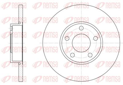 Тормозной диск REMSA 6327.00