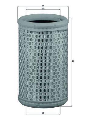 Воздушный фильтр MAHLE LX 646/1