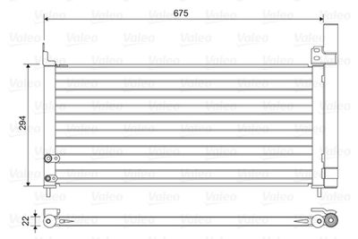 Kondensators, Gaisa kond. sistēma VALEO 814464