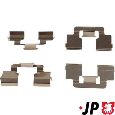 Комплектующие, колодки дискового тормоза JP GROUP 4164003410