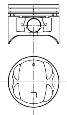 Поршень KOLBENSCHMIDT 40062600