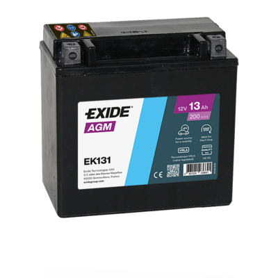 Стартерная аккумуляторная батарея EXIDE EK131