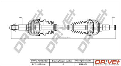 Приводной вал Dr!ve+ DP2110.10.0996