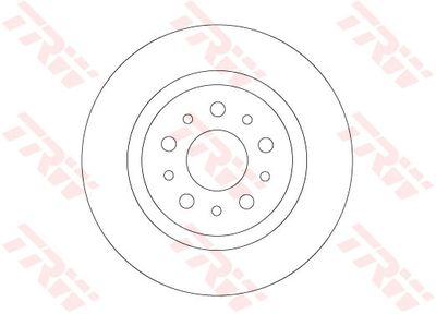 Тормозной диск TRW DF6714