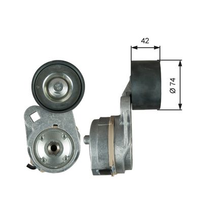 Siksnas spriegotājs, Ķīļsiksna GATES T38718