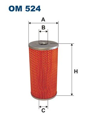 FILTRON OM524 Eļļas filtrs