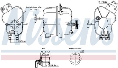Kompensācijas tvertne, Dzesēšanas šķidrums NISSENS 996343