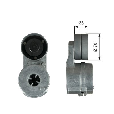 Siksnas spriegotājs, Ķīļsiksna GATES T38723