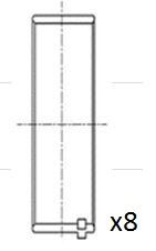 Шатунный подшипник FAI AutoParts BB2024-050